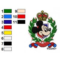 Disney Characters Embroidery Design 2